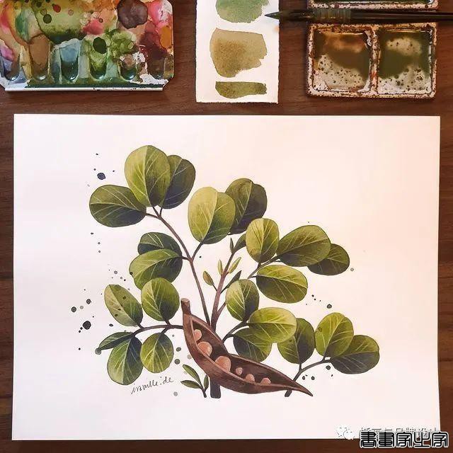 手绘丨颜色超好看的水彩插画，可爱至极的笔触勾勒出生活最自然丰富的景致-33.jpg