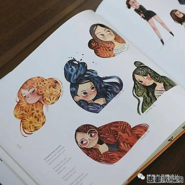 手绘丨颜色超好看的水彩插画，可爱至极的笔触勾勒出生活最自然丰富的景致-72.jpg