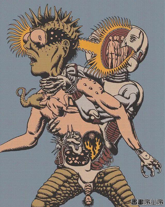 壁纸 | 艺术家 Dwiky KA 笔下极具个性的怪诞插画-4.jpg