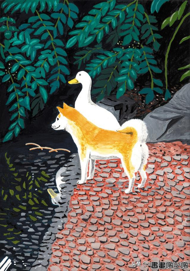 日系治愈风插画——一人一狗三餐四季-6.jpg