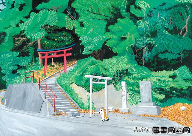 日系治愈风插画——一人一狗三餐四季-9.jpg