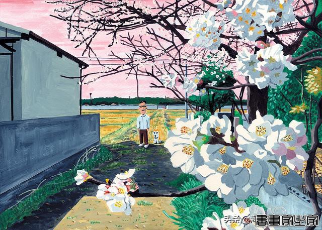 日系治愈风插画——一人一狗三餐四季-11.jpg