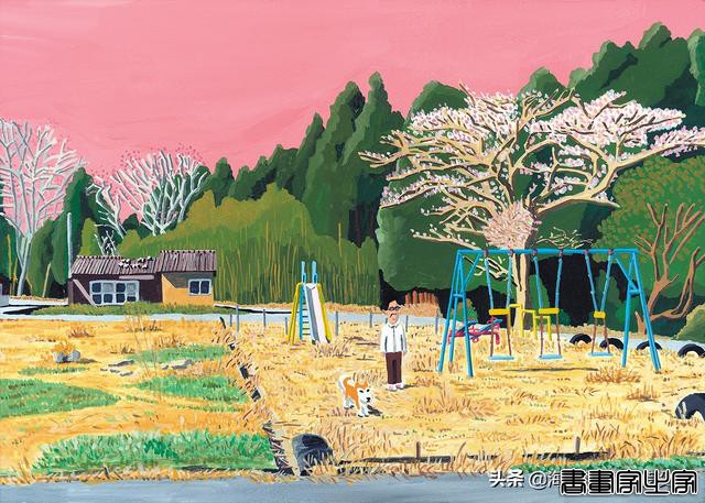 日系治愈风插画——一人一狗三餐四季-13.jpg