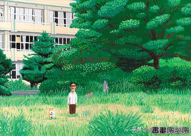 日系治愈风插画——一人一狗三餐四季-19.jpg