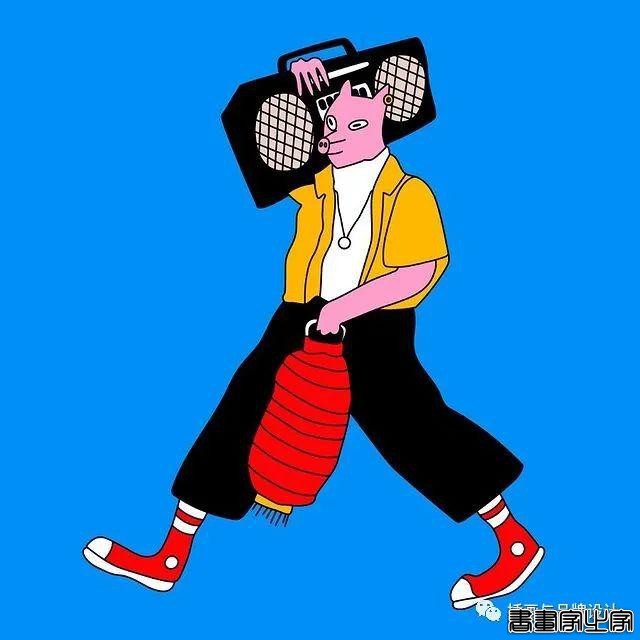 插画丨多姿多彩的另类世界，立陶宛插画家笔下充满轻松活泼气息的另类滑稽-6.jpg