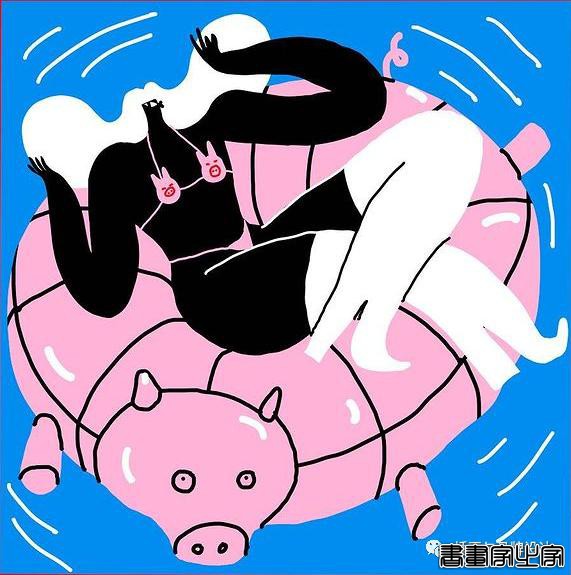 插画丨多姿多彩的另类世界，立陶宛插画家笔下充满轻松活泼气息的另类滑稽-42.jpg