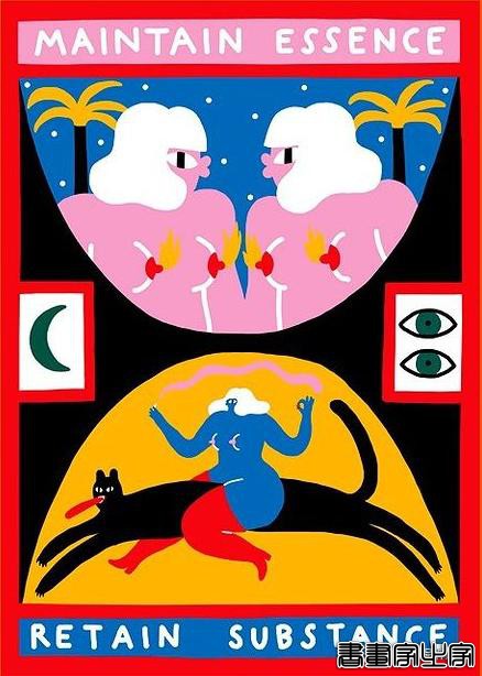插画丨多姿多彩的另类世界，立陶宛插画家笔下充满轻松活泼气息的另类滑稽-66.jpg