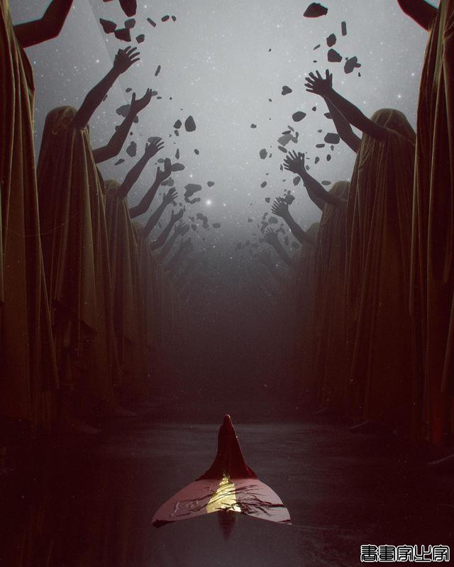 科技+宗教诞生的神，充满想象力的恢弘3D插画作品-11.jpg