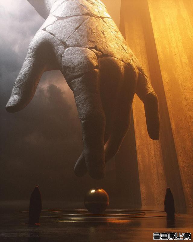科技+宗教诞生的神，充满想象力的恢弘3D插画作品-14.jpg
