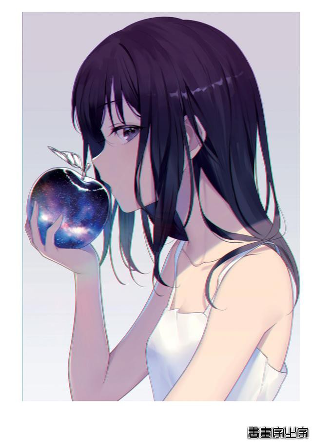 画集Astra插画欣赏，以天空和少女为主题，充满透明感的人物画风-7.jpg