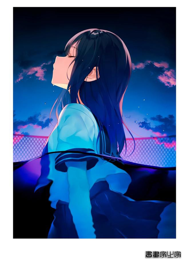 画集Astra插画欣赏，以天空和少女为主题，充满透明感的人物画风-12.jpg
