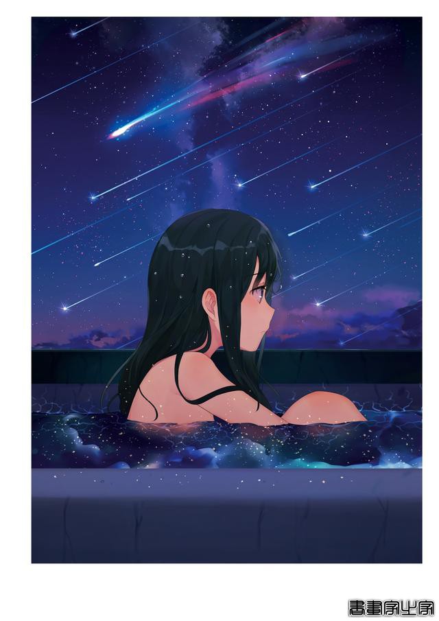 画集Astra插画欣赏，以天空和少女为主题，充满透明感的人物画风-19.jpg