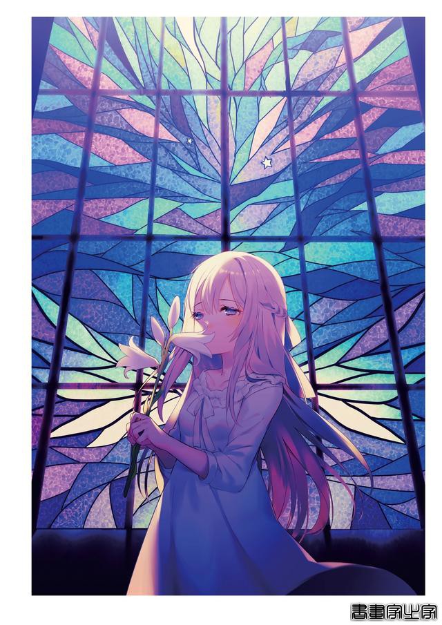 画集Astra插画欣赏，以天空和少女为主题，充满透明感的人物画风-21.jpg