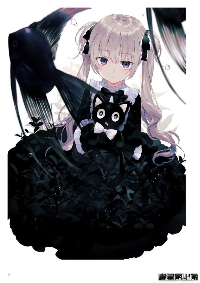 画集Astra插画欣赏，以天空和少女为主题，充满透明感的人物画风-29.jpg