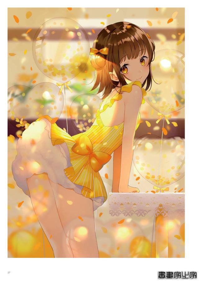 画集Astra插画欣赏，以天空和少女为主题，充满透明感的人物画风-31.jpg