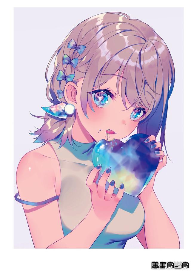画集Astra插画欣赏，以天空和少女为主题，充满透明感的人物画风-35.jpg