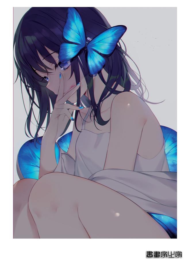 画集Astra插画欣赏，以天空和少女为主题，充满透明感的人物画风-43.jpg