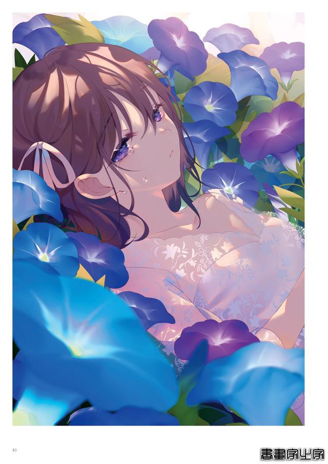 画集Astra插画欣赏，以天空和少女为主题，充满透明感的人物画风-49.jpg