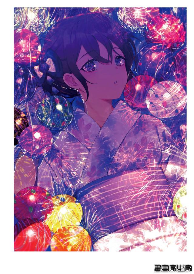 画集Astra插画欣赏，以天空和少女为主题，充满透明感的人物画风-50.jpg