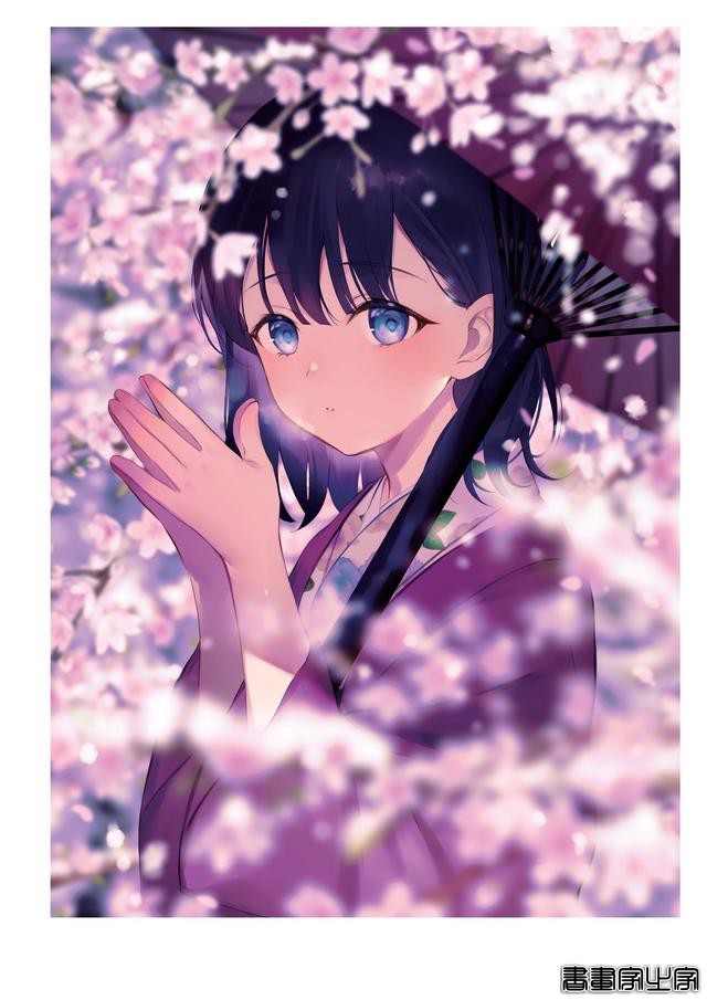 画集Astra插画欣赏，以天空和少女为主题，充满透明感的人物画风-55.jpg