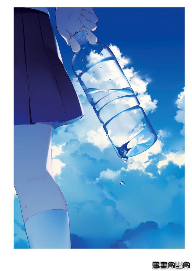 画集Astra插画欣赏，以天空和少女为主题，充满透明感的人物画风-73.jpg
