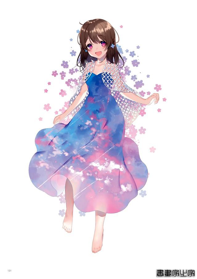 画集Astra插画欣赏，以天空和少女为主题，充满透明感的人物画风-74.jpg