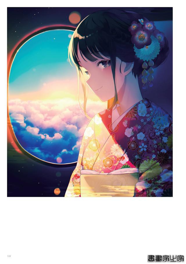 画集Astra插画欣赏，以天空和少女为主题，充满透明感的人物画风-76.jpg