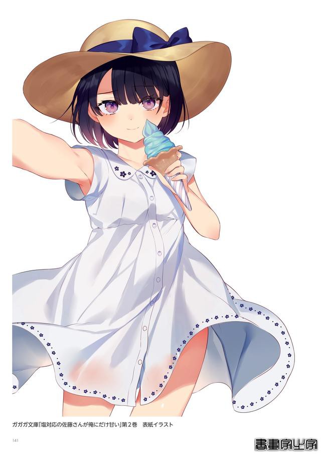 画集Astra插画欣赏，以天空和少女为主题，充满透明感的人物画风-81.jpg