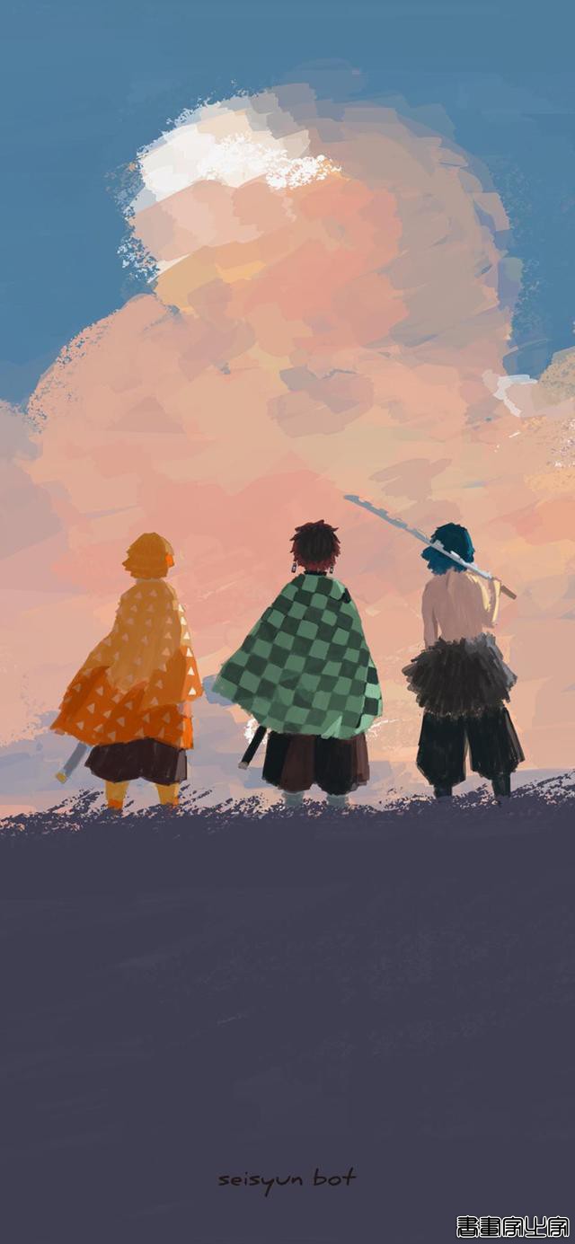 二次元人物背影插画，总有一个是你的青春-4.jpg