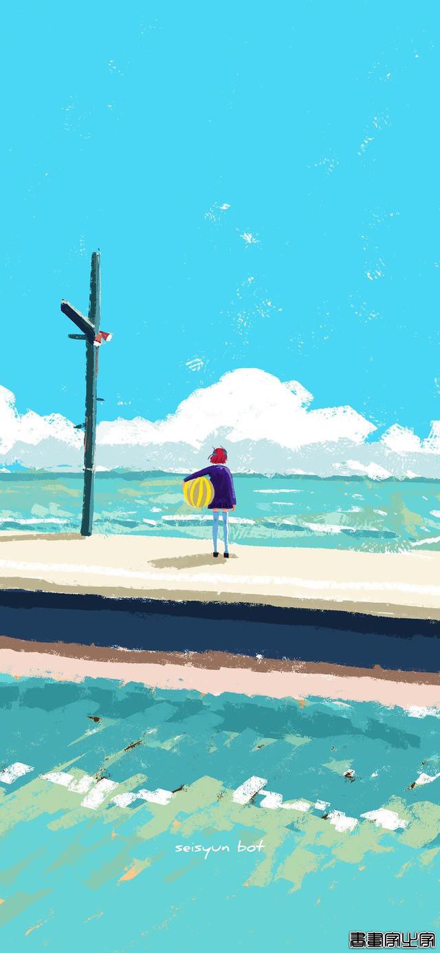 二次元人物背影插画，总有一个是你的青春-18.jpg