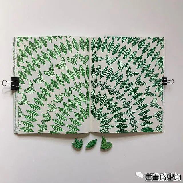 手绘丨太适合手账了！大小疏密有致的纹理搭配，干净清爽的色彩装饰-47.jpg