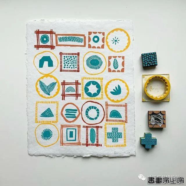手绘丨太适合手账了！大小疏密有致的纹理搭配，干净清爽的色彩装饰-50.jpg