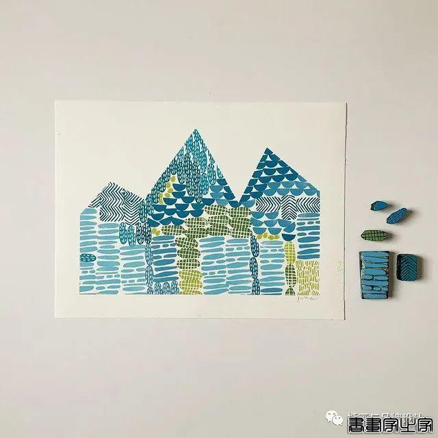 手绘丨太适合手账了！大小疏密有致的纹理搭配，干净清爽的色彩装饰-49.jpg