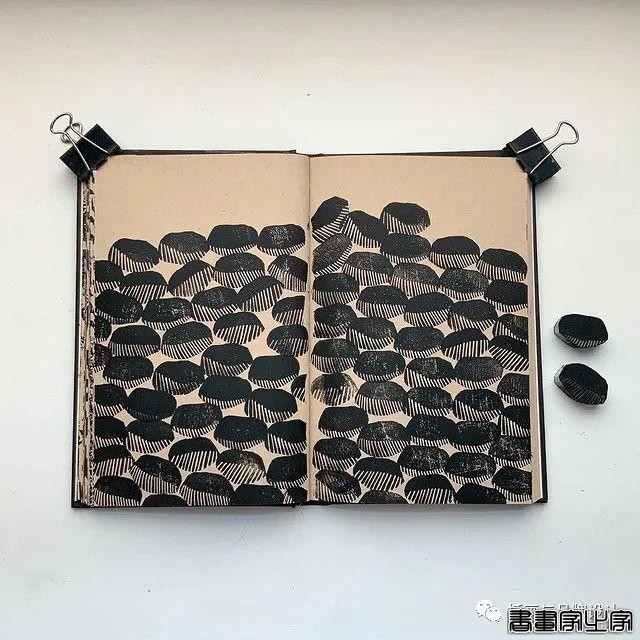 手绘丨太适合手账了！大小疏密有致的纹理搭配，干净清爽的色彩装饰-59.jpg