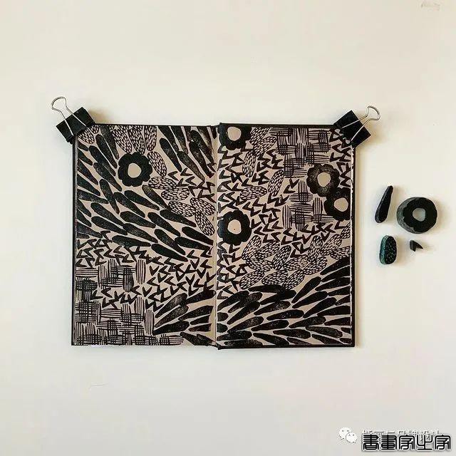 手绘丨太适合手账了！大小疏密有致的纹理搭配，干净清爽的色彩装饰-66.jpg