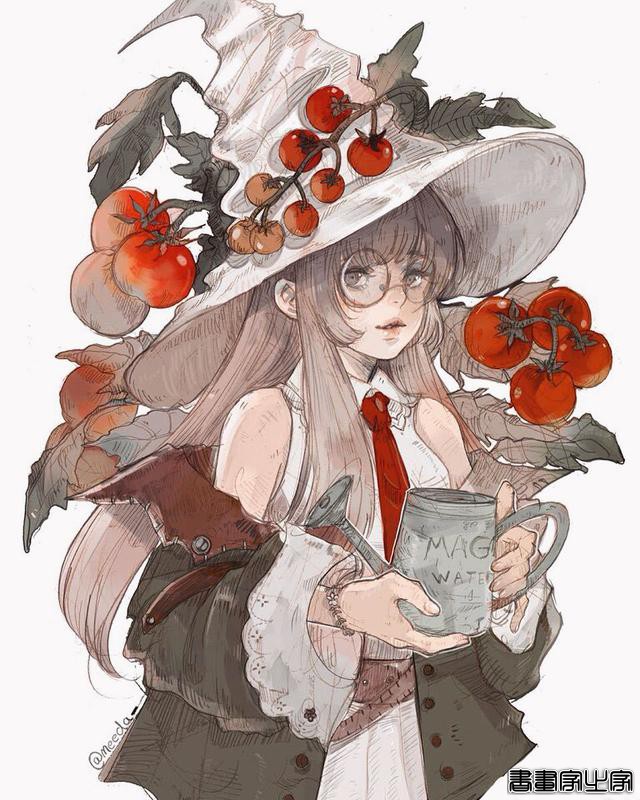 带有奇幻背景的插画作品，细致的画风穿插各种文化元素-6.jpg