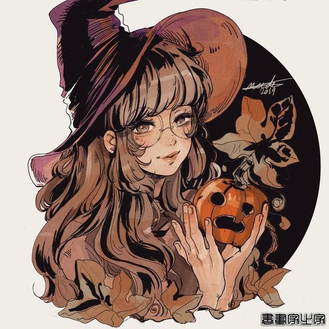 带有奇幻背景的插画作品，细致的画风穿插各种文化元素-11.jpg