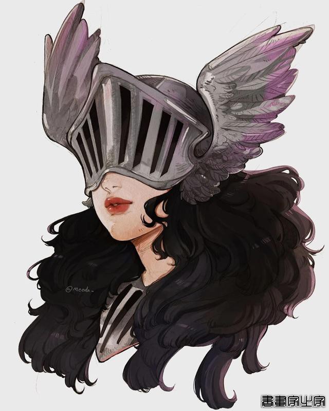 带有奇幻背景的插画作品，细致的画风穿插各种文化元素-12.jpg