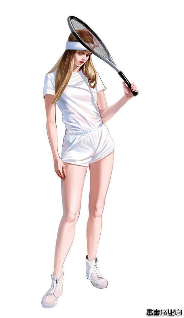 时尚穿搭插画 第3期 服装设计插画稿欣赏，穿搭是种时尚，更是态度-4.jpg