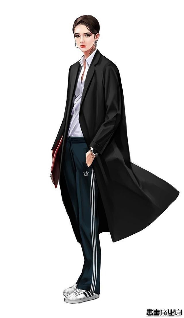 时尚穿搭插画 第3期 服装设计插画稿欣赏，穿搭是种时尚，更是态度-7.jpg