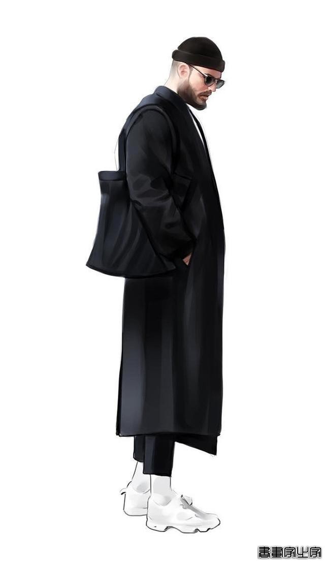 时尚穿搭插画 第3期 服装设计插画稿欣赏，穿搭是种时尚，更是态度-16.jpg