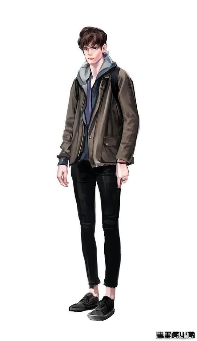 时尚穿搭插画 第3期 服装设计插画稿欣赏，穿搭是种时尚，更是态度-18.jpg