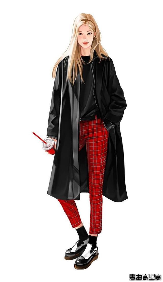 时尚穿搭插画 第3期 服装设计插画稿欣赏，穿搭是种时尚，更是态度-23.jpg
