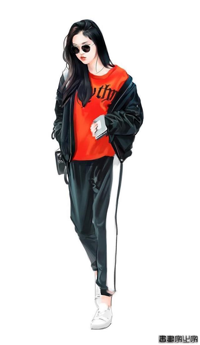 时尚穿搭插画 第3期 服装设计插画稿欣赏，穿搭是种时尚，更是态度-31.jpg