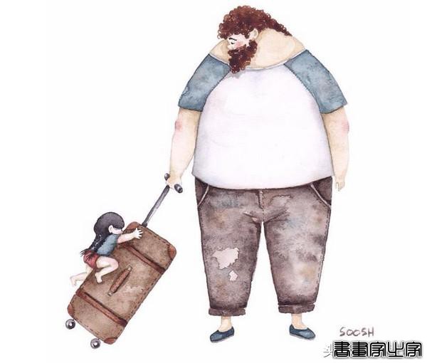 来自插画师Snezhana Soosh的作品：父亲和女儿-8.jpg