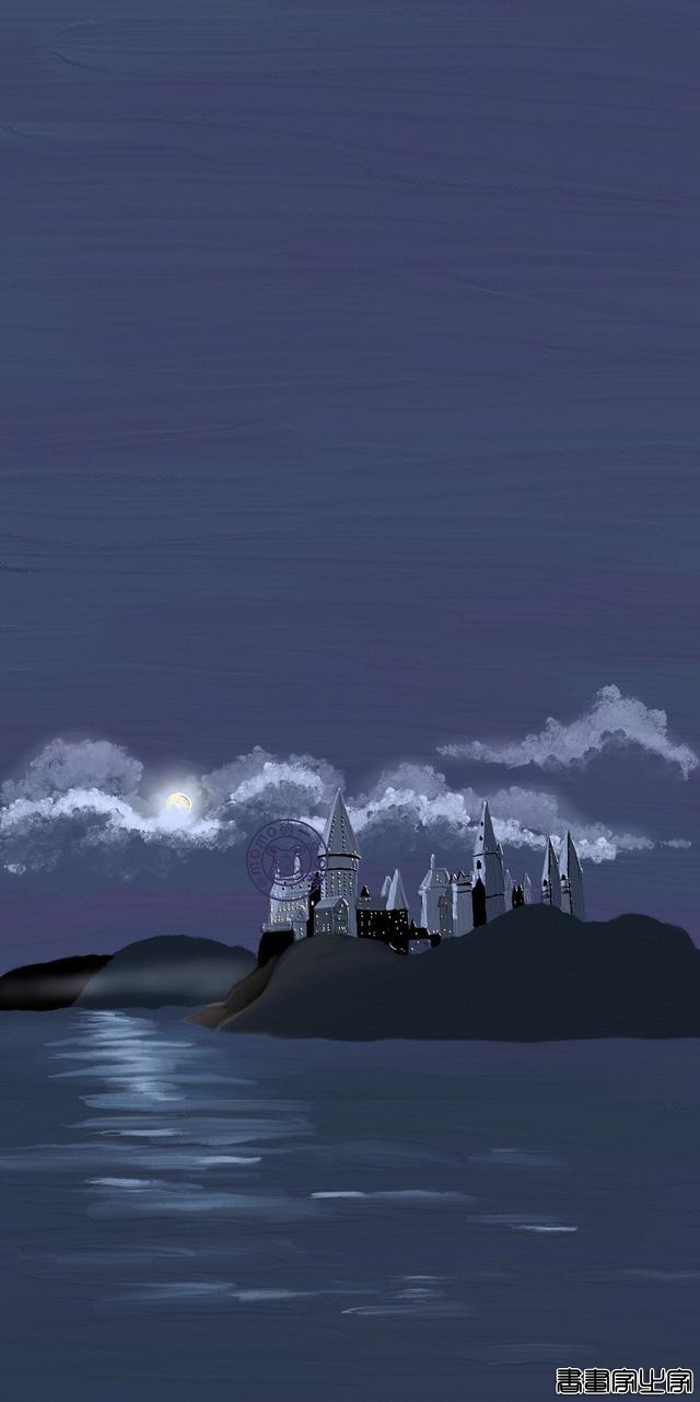 「壁纸」仙气飘飘的油画风景插画-4.jpg