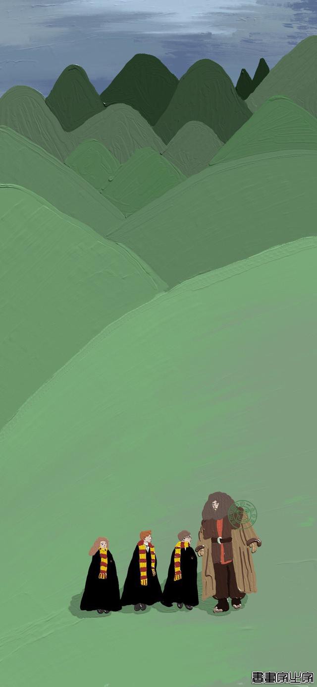 「壁纸」仙气飘飘的油画风景插画-7.jpg