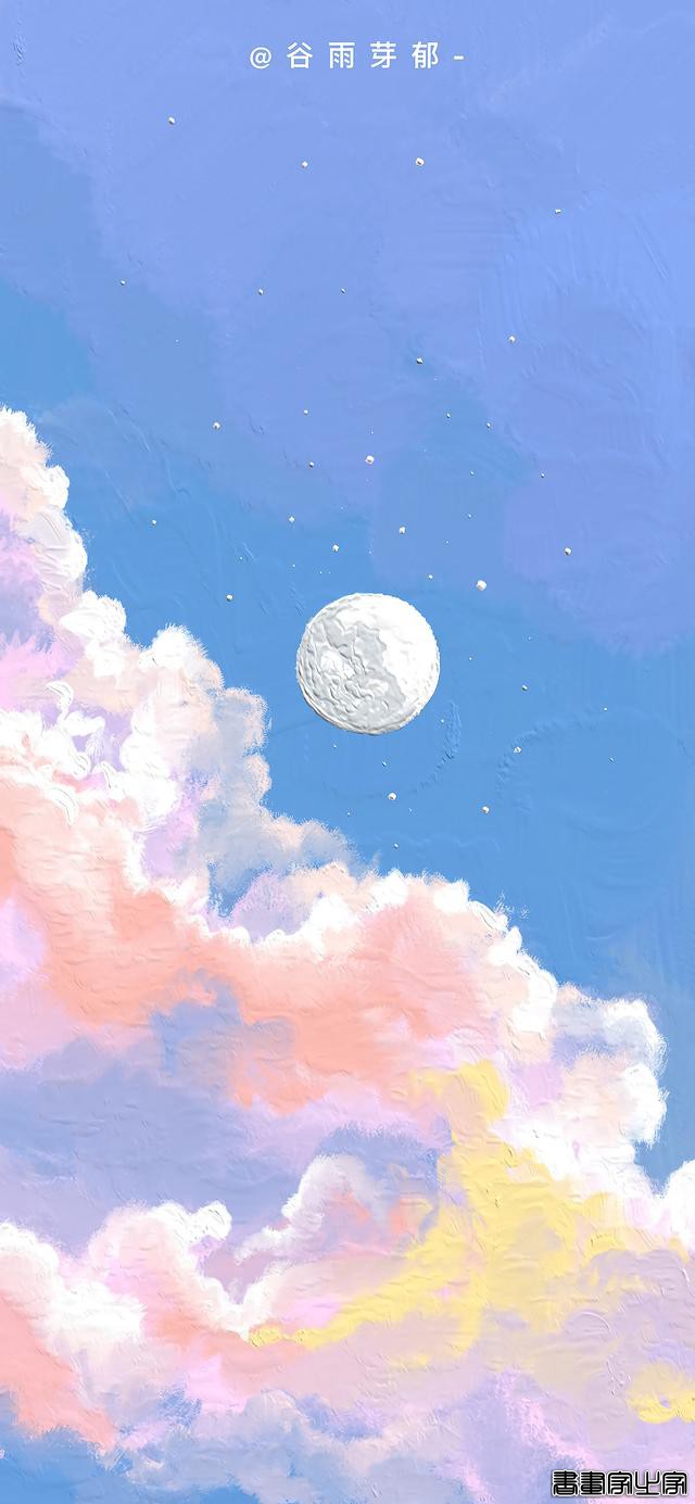 「壁纸」仙气飘飘的油画风景插画-11.jpg