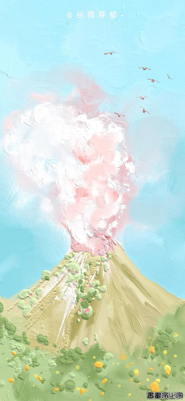 「壁纸」仙气飘飘的油画风景插画-10.jpg