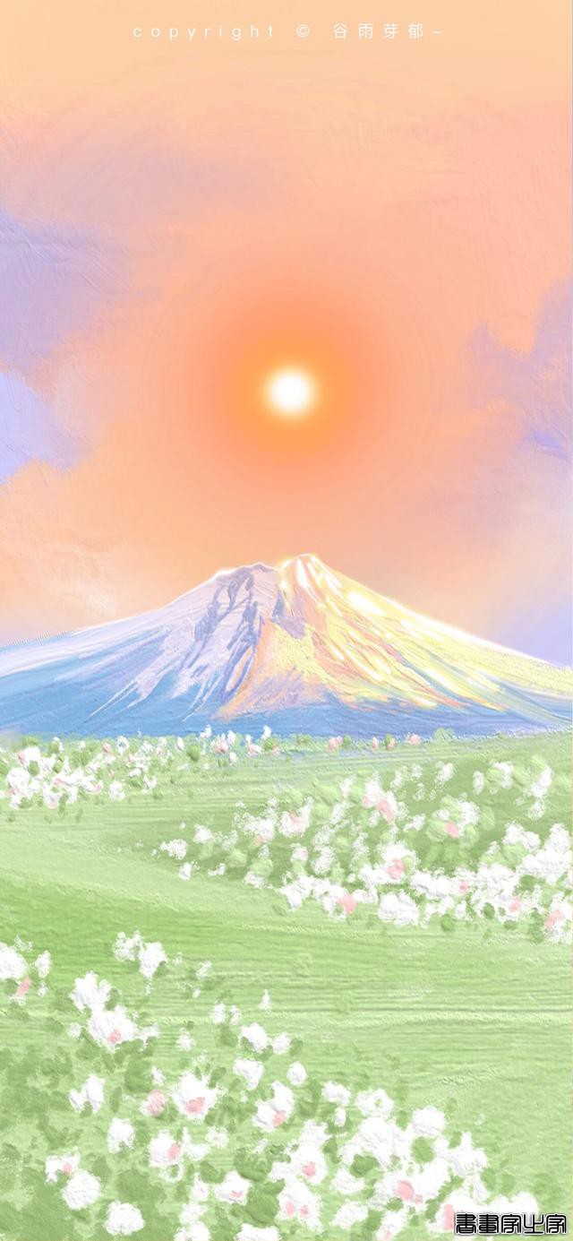 「壁纸」仙气飘飘的油画风景插画-15.jpg